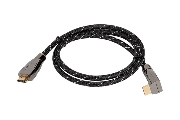 Кабель HDMI Wize WAVC-HDMIRA-2M, 2м, v2.0, 4K/60Hz, угловой