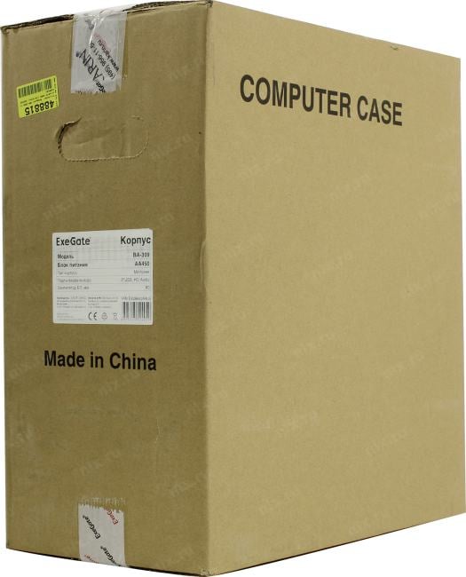 Minitower  Exegate <BA-309> MicroATX  450W (24+4пин) <EX286426RUS>