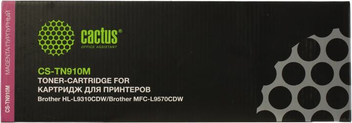 Картридж Cactus CS-TN910M Magenta  для Brother HL-L9310CDW/MFC-L9570CDW