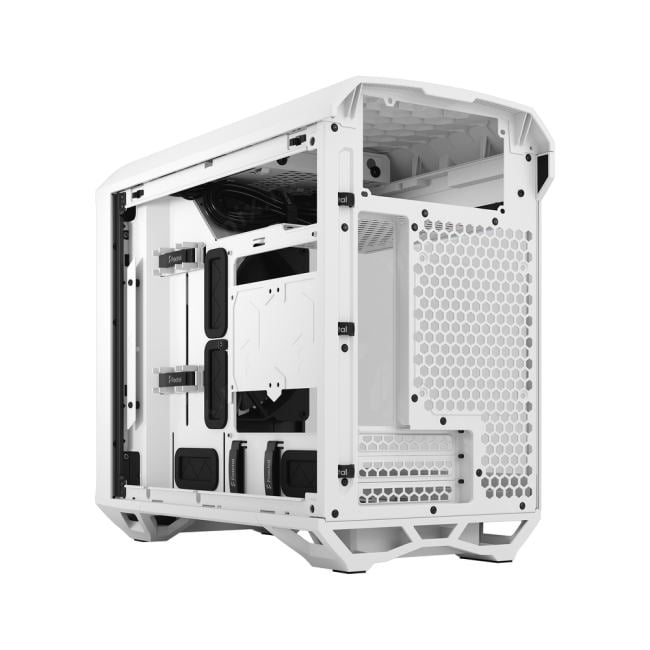 Minitower Fractal Design <FD-C-TOR1N-03> Torrent Nano White TG Clear  Tint  Mini-ITX  без БП