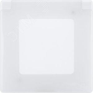 Рамка Legrand 673920 Inspiria белая с защитной  крышкой IP 44