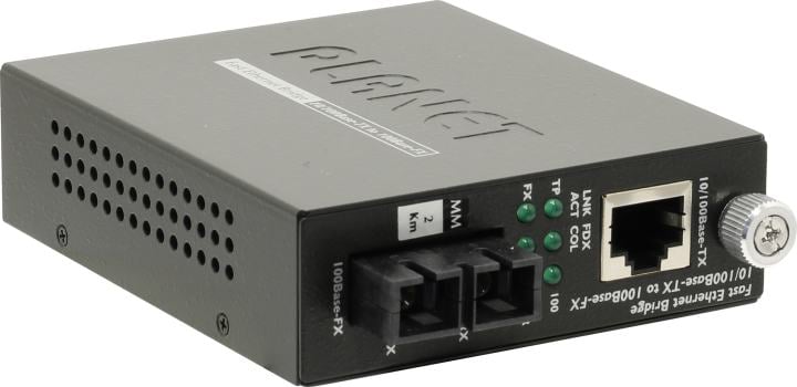 Медиаконвертер PLANET FST-802, 10/100Base-TX to 100Base-FX, Multi-mode SC