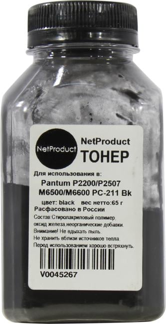 Tонер NetProduct для Pantum P2200/P2507/M6500/M6600 PC-211 Bk,  65  г