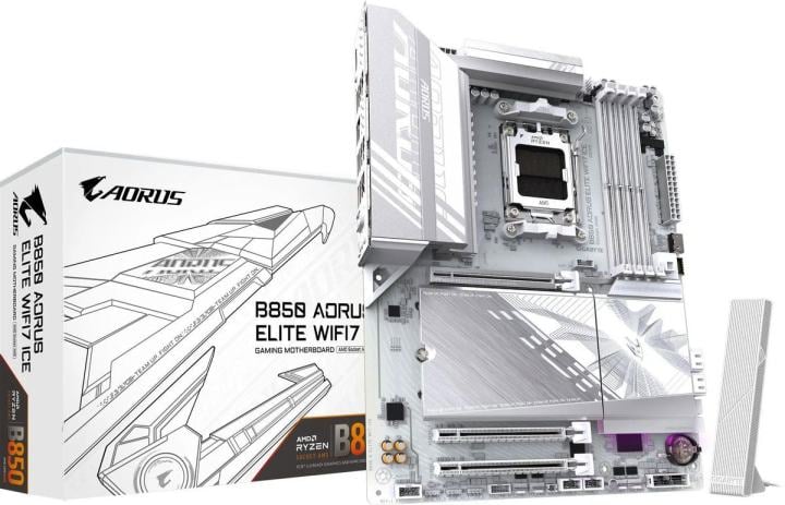 Материнская плата GigaByte B850 Aorus Elite WiFi7  Ice rev. 1.1