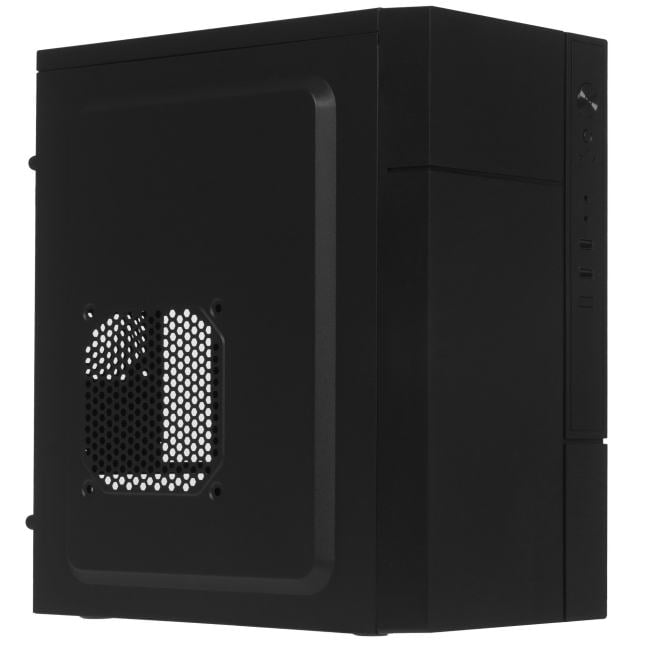 Компьютерный корпус с блоком питания 450Вт./Case Forza mATX case, black, w/PSU 450W 12cm, w/2xUSB 2.0, w/pwr cord, w/o FAN