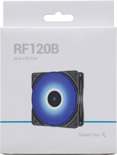 Deepcool <DP-FLED-RF120-BL> RF120 (3пин,  Blue  LED,  120x120x25мм, 21.9дБ,1300об/мин)