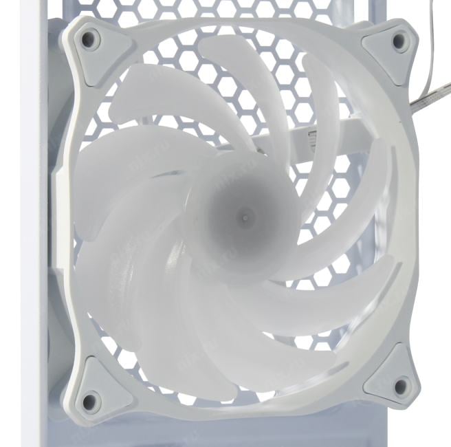 Miditower Powercase ByteFlow Micro White  <CAMBFW-A4>  MicroATX,  без БП