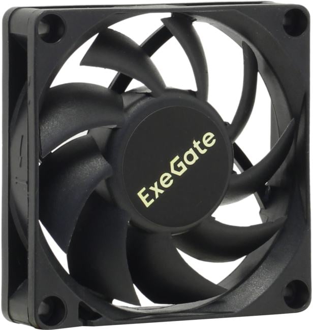 Exegate EX283371RUS Вентилятор ExeGate ExtraSilent ES07015S3P, 70x70x15 мм, подшипник скольжения, 3pin, 2500RPM, 23dBA