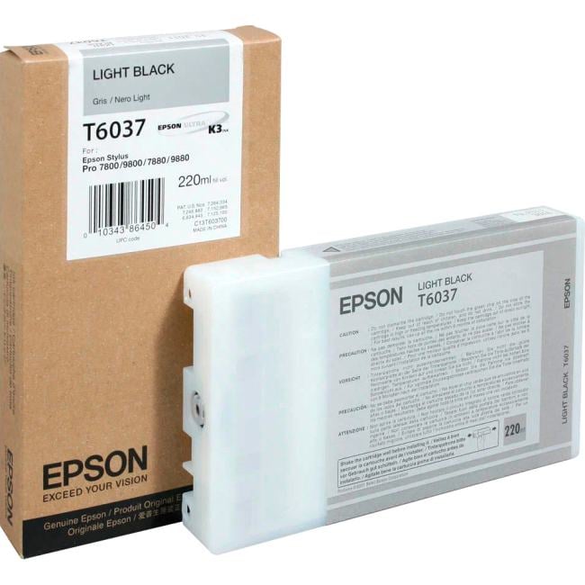 Картридж струйный Epson C13T603700 серый (220 мл) для Epson St Pro 7800/9800/7880/9880