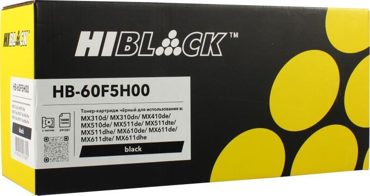 Тонер-картридж Hi-Black (HB-60F5H00) для Lexmark MX310/ MX410/ MX510/ MX511/ MX610/ MX611, 10K