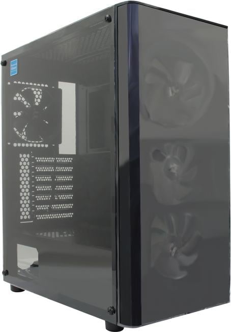 Корпус Thermaltake CA-1K8-00M1WN-01, ATX, черный, стекло, 3×120мм RGB