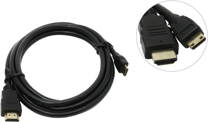 Exegate <EX257911RUS> Кабель HDMI to miniHDMI  (19M  -19M)  ver1.4 1.8м