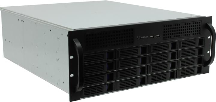 Корпус серверный Procase ES416S-SATA3-B-0, 4U, 16×SATA3/SAS, hotswap