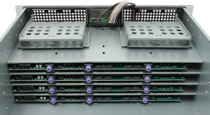 Server Case 4U Procase <ES416S-SATA3-B-0> Black 16xHotSwapSAS/SATA,  ATX, без БП