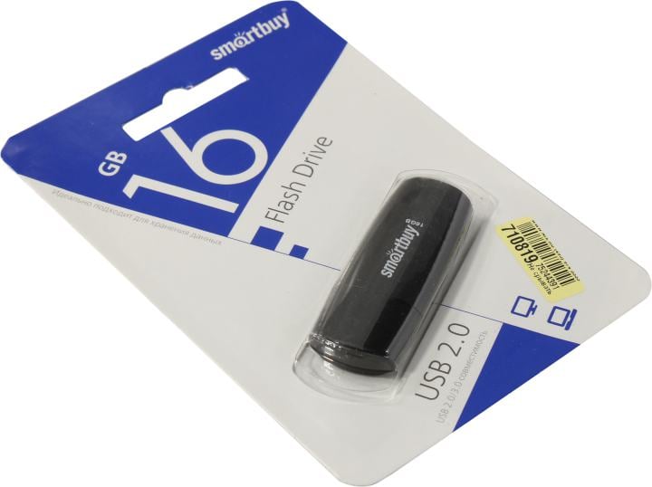 Флешка Smartbuy SB016GB2SCK, 16ГБ, USB 2.0