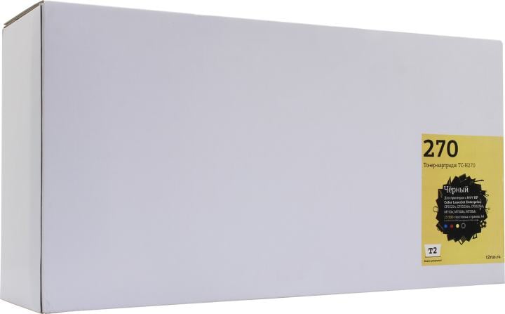 T2 CE270A Картридж TC-H270 для HP CLJ Enterprise CP5525/M750 (13500 стр.) чёрный, с чипом, восст.