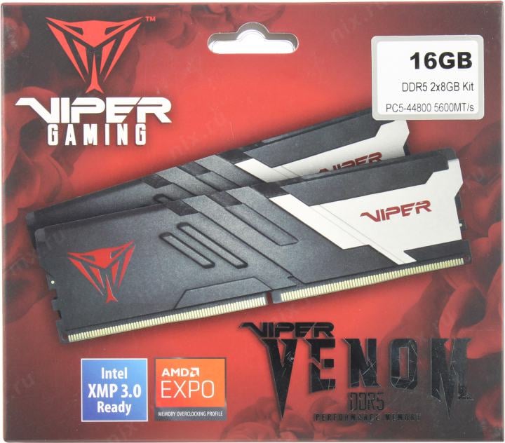 Patriot Viper Venom <PVV516G560C40K> DDR5 DIMM  16Gb  KIT  2*8Gb <PC5-44800>