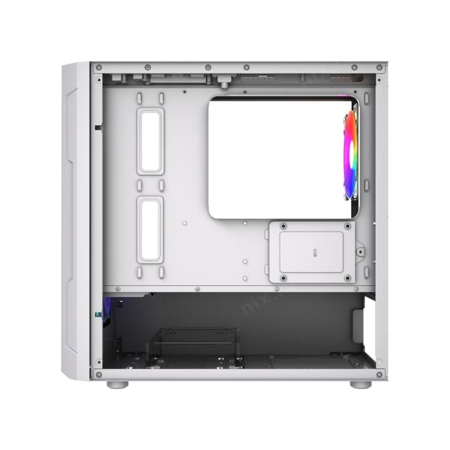 CMMDW-A3-V2 Корпус Powercase Mistral Micro D3W ARGB V2, Tempered Glass, 2x 140mm ARGB PWM+1x 120mm ARGB  PWM, белый, mAT