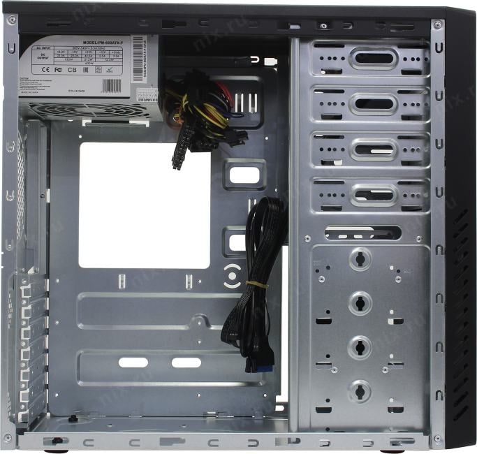 Miditower Powerman BA831BK  ATX 600W (24+2x4+2x6/8пин)