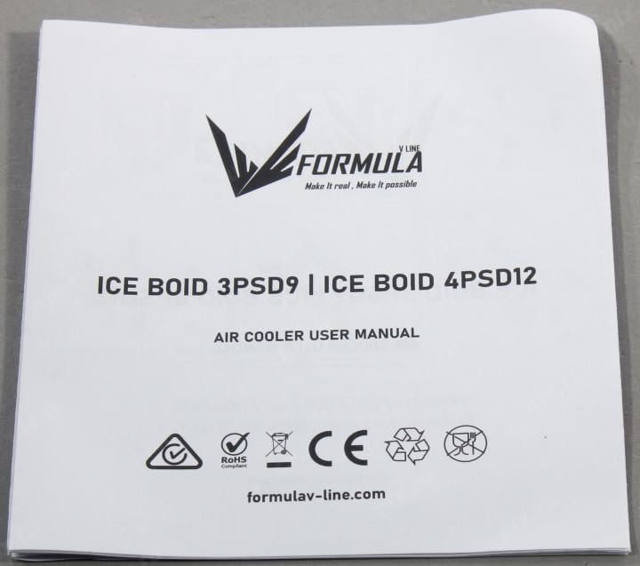 Formula <ICE BOID 3PSD9> (4пин,  115x/1200/1700/1851/2066/AM5-FM1,  26.43дБ,  400-2200 об/мин,Al+тепл.трубки)