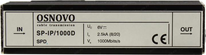 OSNOVO <SP-IP/1000D> Устройство  грозозащиты для ЛВС