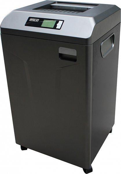 OK3900S1150 Шредер Office Kit S1150 3,9 черный (секр.Р-2) ленты 40лист. 115лтр. скрепки скобы  пл.карты  CD