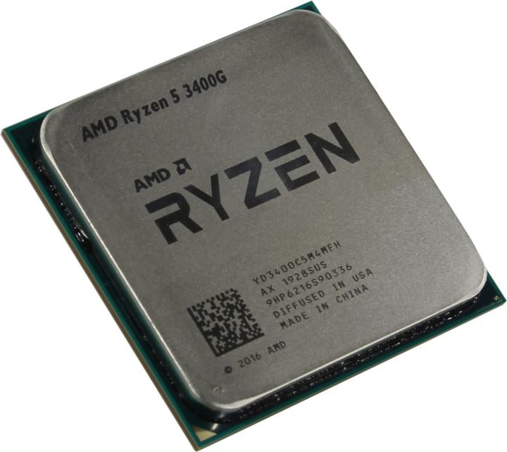 CPU AMD Ryzen 5 3400G     (YD3400C5)   3.7 GHz/4core/SVGA RADEON RX Vega 11/2+4Mb/65W  Socket  AM4