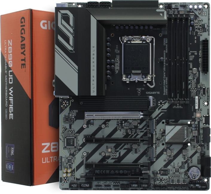 GIGABYTE Z890 UD WIFI6E (RTL) LGA1851 <Z890> 4xPCI-E DP 2.5GbLAN+WiFi+BT  SATA  RAID  ATX 4DDR5