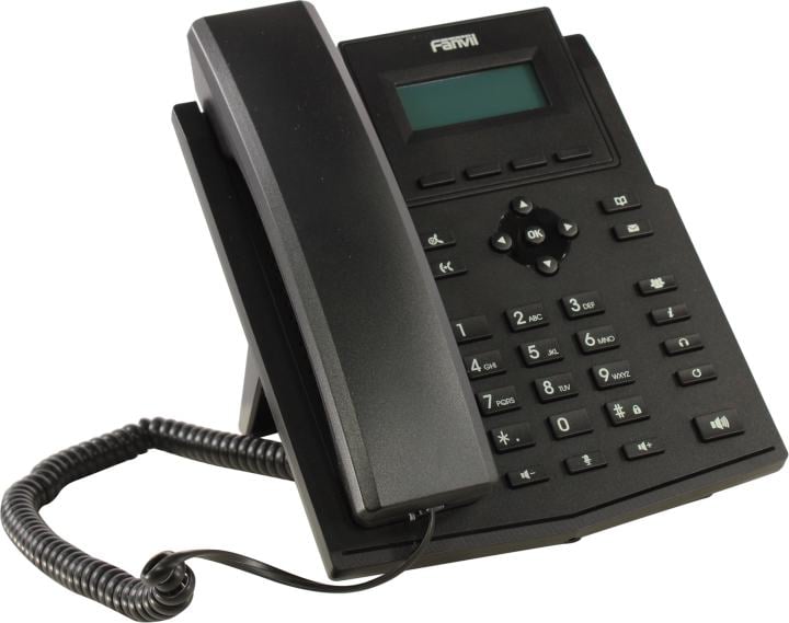 VoIP-телефон Fanvil X301P, 2 линии, SIP, черный
