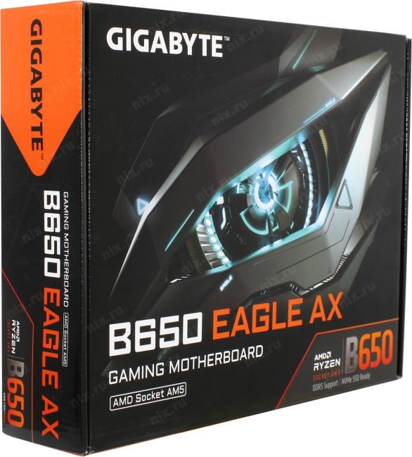 GIGABYTE B650 EAGLE AX (RTL) AM5 <B650> 4xPCI-E HDMI+DP GbLAN+WiFi  SATA  RAID  ATX 4DDR5