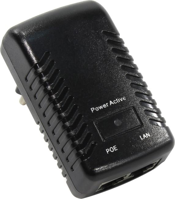PoE инжектор ORIENT SAP-48POE 1A, 48W, 1 порт 10/100, PoE IEEE 802.3af