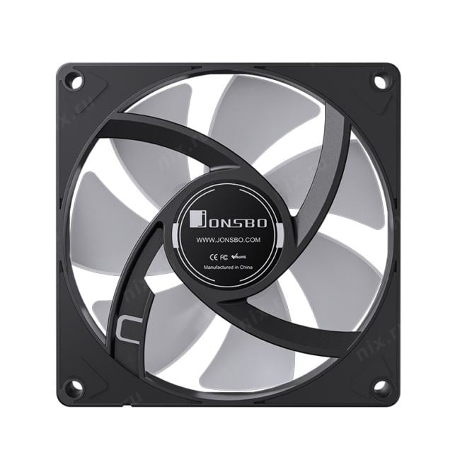 JONSBO <CR-1400 V2 ARGB Black> Cooler (4пин,  115X/1200/1700/AM4/AM5, 22.3-33.8дБ, 800-2200об/мин,Al+тепл.труб)