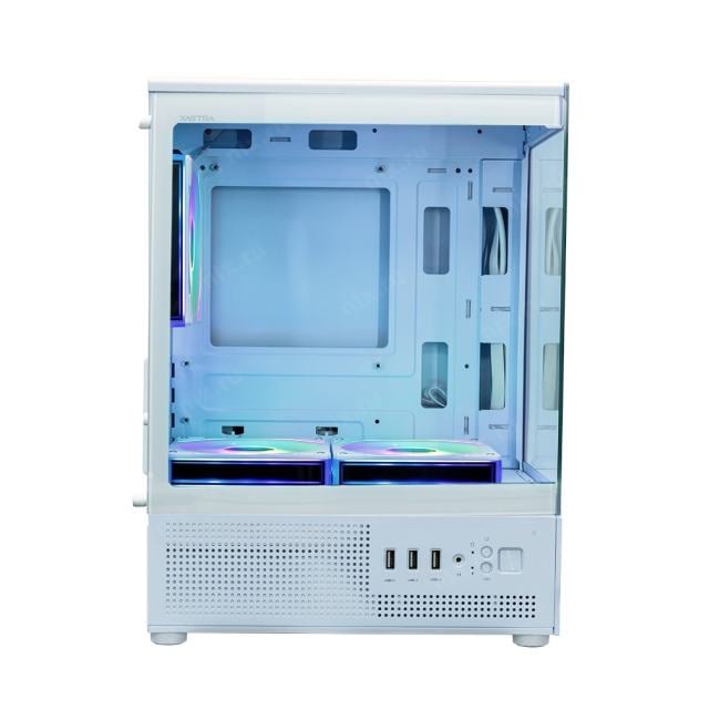 Miditower XASTRA Q300M 3ARGB-FM-C6 <Q300M-3FM12A-C6-WH>  MicroATX без БП