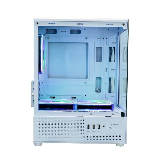 Miditower XASTRA Q300M 3ARGB-FM-C6 <Q300M-3FM12A-C6-WH>  MicroATX без БП