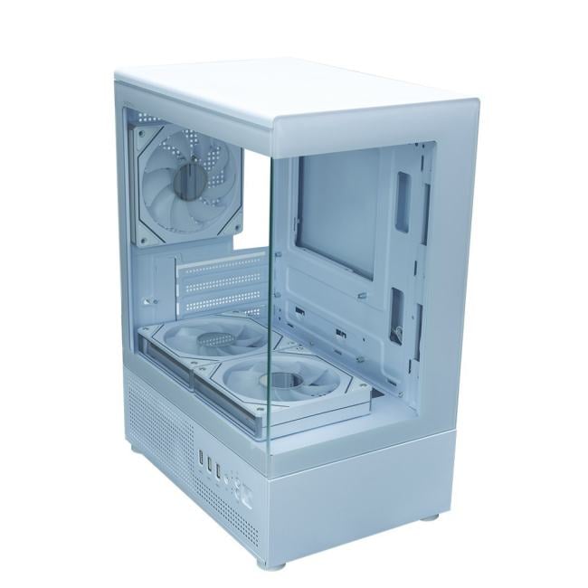 Miditower XASTRA Q300M 3ARGB-FM-C6 <Q300M-3FM12A-C6-WH>  MicroATX без БП