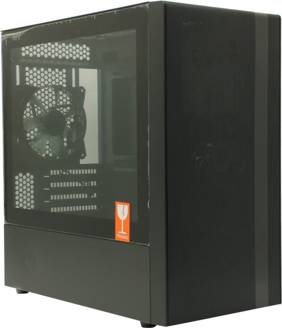 Minitower Cooler Master <MCB-NR400-KGNN-S00> MasterBox NR400 Black&Black MicroATX без  БП, с окном