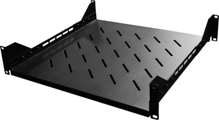 [WSH1U80] Полка Wize Pro [WSH1U80] с боковым креплением, высота 1U, глубина 800 мм,  для рэковых шкафов