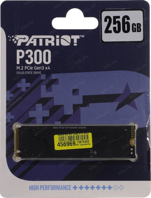SSD 256 Gb M.2 2280 M Patriot P300  <P300P256GM28> 3D QLC