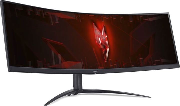 Монитор 44,5'' ACER Nitro XZ452CUVbemiiphuzx,ZeroFrame,Curved 1500R Black,32:9,VA,5120x1440,1/4ms,450cd,165Hz,2xHDMI(2.1)+1xDP(1.4)+1xType-C(PD90W)+Audio out+USB3.2(2Up 3Down)+RJ45,Speakers 3Wx2