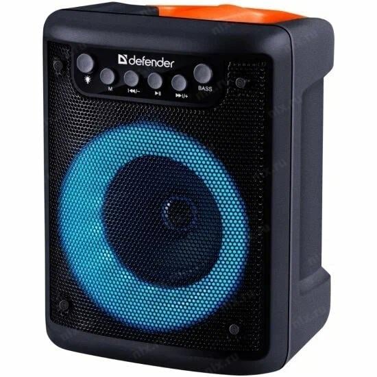 DEFENDER 65053 Портативная колонка  Funky 10Вт, Light/BT/FM/USB/MIC/AUX