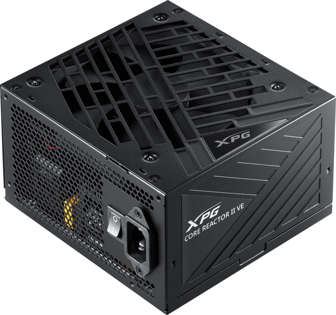 Блок питания XPG CORE REACTOR II VE 850 (ATX 3.1, 850W,  Full Modular, PWM 120mm FDB fan, Active PFC, DC to DC, Half-Bridge & LLC converter, 80+ GOLD) RET