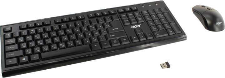 Acer OKR120 <ZL.KBDEE.007> (Кл-ра, М/Мед, FM, USB+Мышь 4кн,  Roll,  FM,USB)
