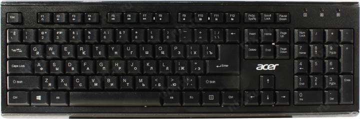 Acer OKR120 <ZL.KBDEE.007> (Кл-ра, М/Мед, FM, USB+Мышь 4кн,  Roll,  FM,USB)