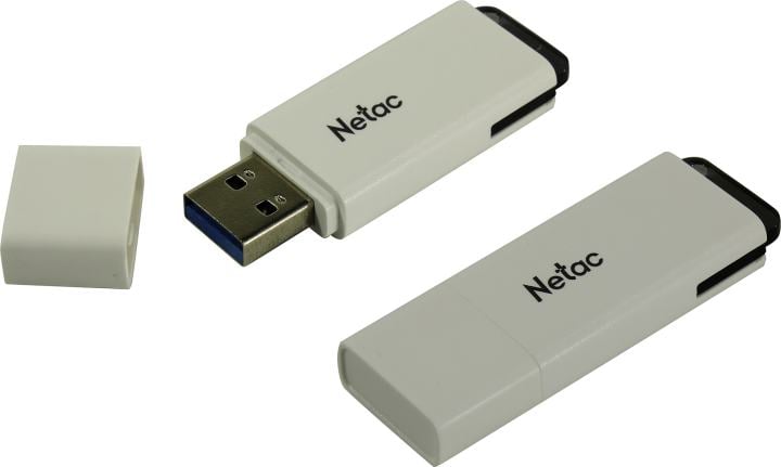 Netac <NT03U185N-128G-30WH> USB3.0 Flash Drive  128Gb  (RTL)