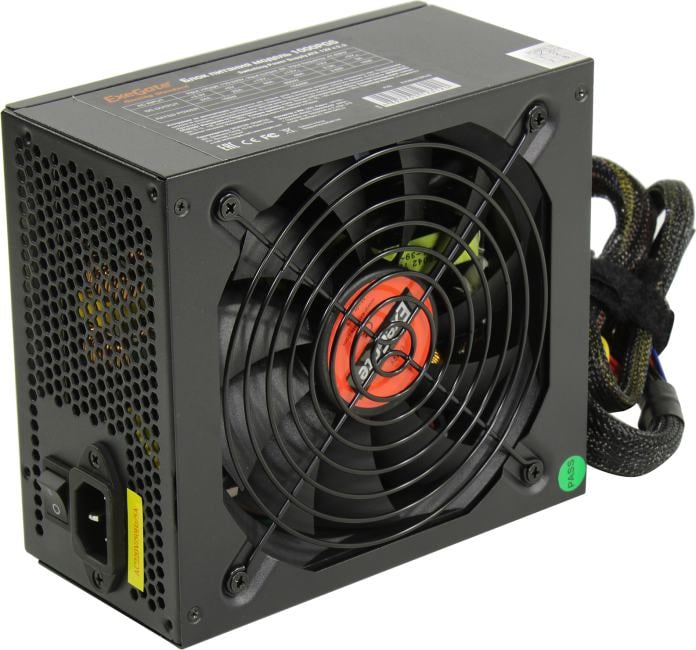 Блок питания 1000W ExeGate Gaming Standard 1000PGS (ATX, APFC, КПД 82% (80 PLUS), 14cm fan, 24pin, 2x(4+4)pin, PCIe, 5xSATA, 4xIDE, Cable Management, black, RTL) (EX285976RUS)