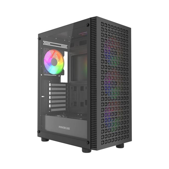 Корпус PowerCase CMAEA18-A4, Mistral EA18, ATX, 4×120mm ARGB PWM