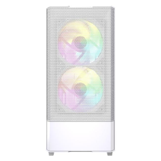Корпус Powercase CMAYW-A3, ATX, белый, ARGB, 2×140мм+1×120мм