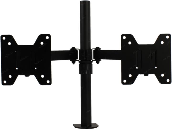 Wize <WDM2-32> настольное крепление для 2-х мониторов  (VESA75/100, 14-32", 10кг)