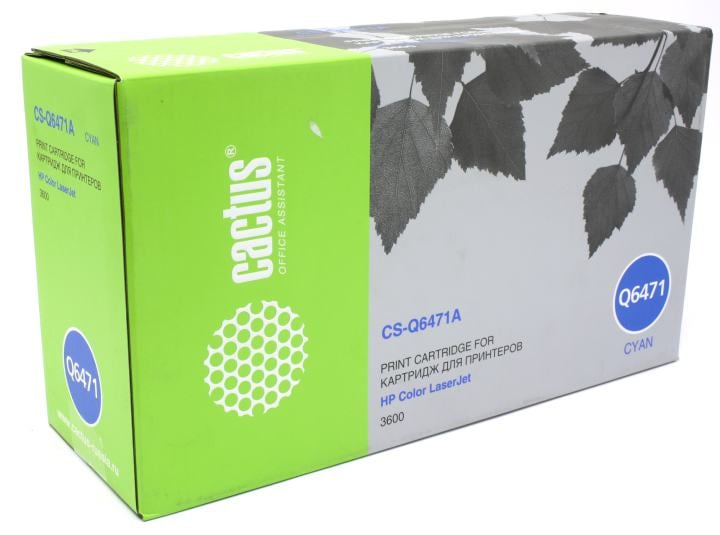 Картридж Cactus CS-Q6471A Cyan  для  HP  LJ 3600