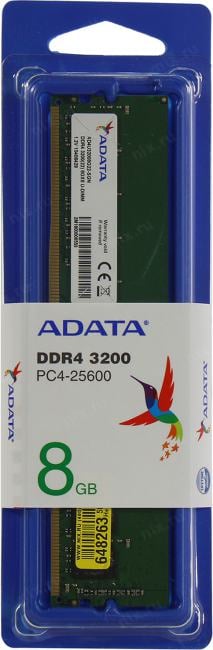 ADATA <AD4U32008G22-SGN> DDR4  DIMM 8Gb <PC4-25600>